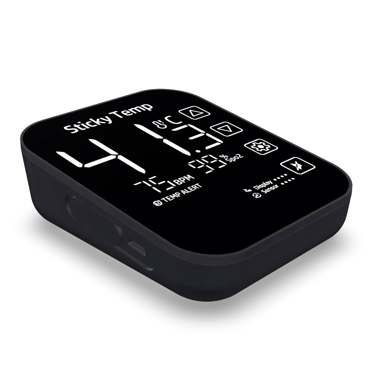 نمایشگر Sticky Temp در حالت هشدار ۴۱٫۳